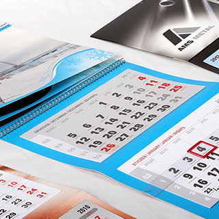 reklamowe kalendarze trójdzielne